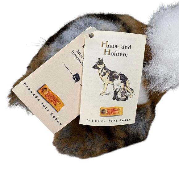 Steiff Dormili Rabbit Hare 20 Plush 077715 Mohair Look Germany Vintage Ear Tag - Picture 4 of 10